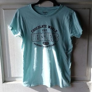 Hershey Light Blue TShirt 💙 size Small